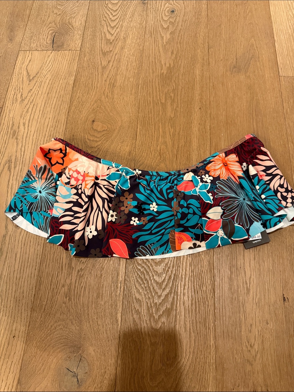 Vince Camuto Off The Shoulder Ruffle Bikini Top - S